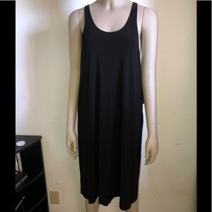 Black Racerback tank dress Jersey Kamalikulture L